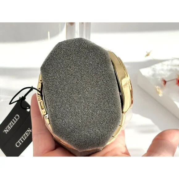 NEW Citizen Eco Drive Men's Peyten Champagne Dial Gold Band Watch BM752-54P 41mm - Picture 4 of 16